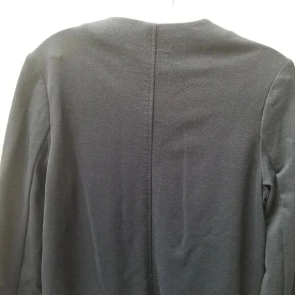 Kit and Ace Collarless Stretch Button Front Traveler Jacket Navy  S - Picture 12 of 13